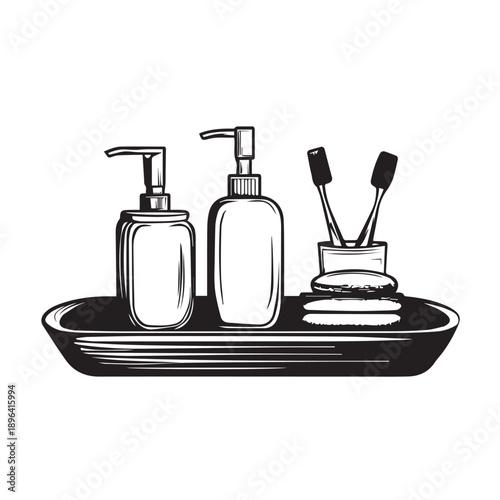 bathroom equipment set