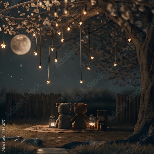 horse carriage in the woods