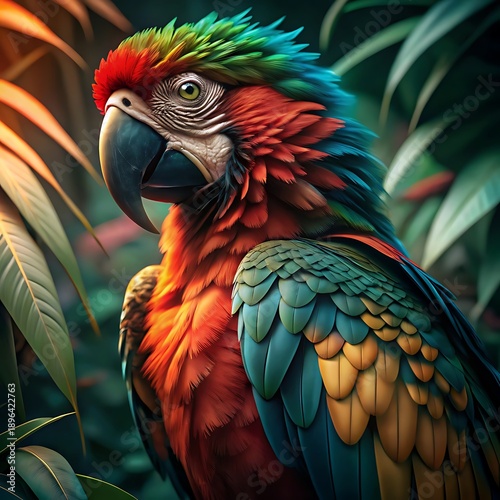 blue and yellow macaw