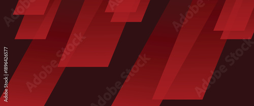 Modern abstract dark red gradient illustration background with 3d look and simple pattern. cool design and luxury. vector illustration