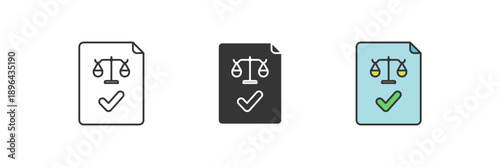 regulation icon. Line, solid and filled outline colorful version, outline and filled vector sign. Idea Symbol, logo illustration. Vector graphics