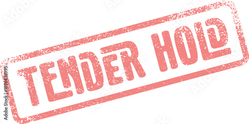 Gentle Tender Hold grunge stamp communicating comforting embrace and supportive care with a warm feeling