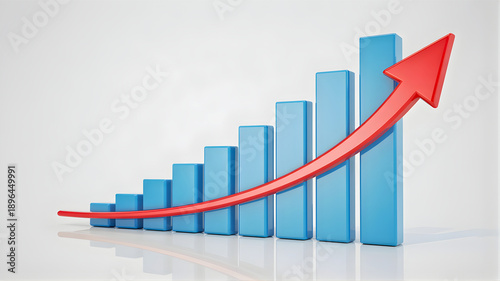 Business growth and financial success concept with upward trend graph Free Download Business growth and financial success concept with upward trend graph - GFXLoad