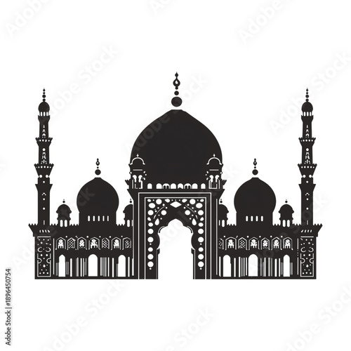 Decorative Window Design With Intricate Patterns in a Historic Building Durin...