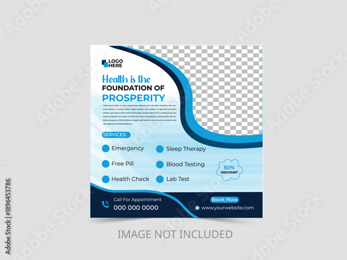 Medical social media banner