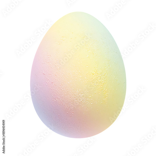 White Egg Stands on a Surface With Soft Lighting During a Simple Display