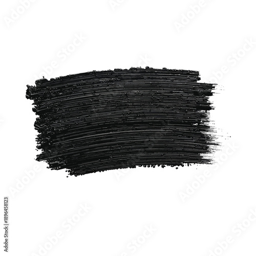 Black Paint Spread on a Flat Surface in an Art Studio During Daylight Hours