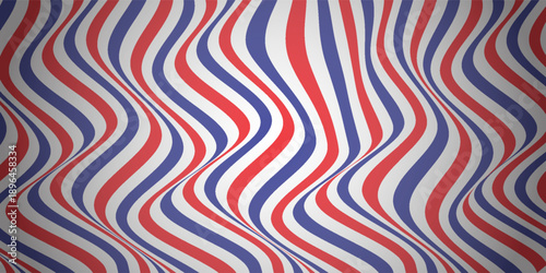 Airmail Envelope frame images with strips. International vintage letter border. Retro air mail postcard with blue and red stripes.  Empty classic postal frame. Vector illustration