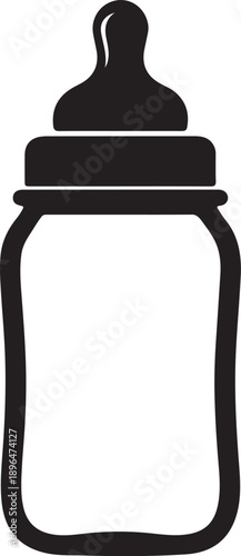 Baby Bottle Silhouette