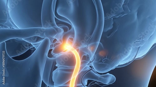 Nerve Pathway Animation: Trigeminal to Vagus Nerve