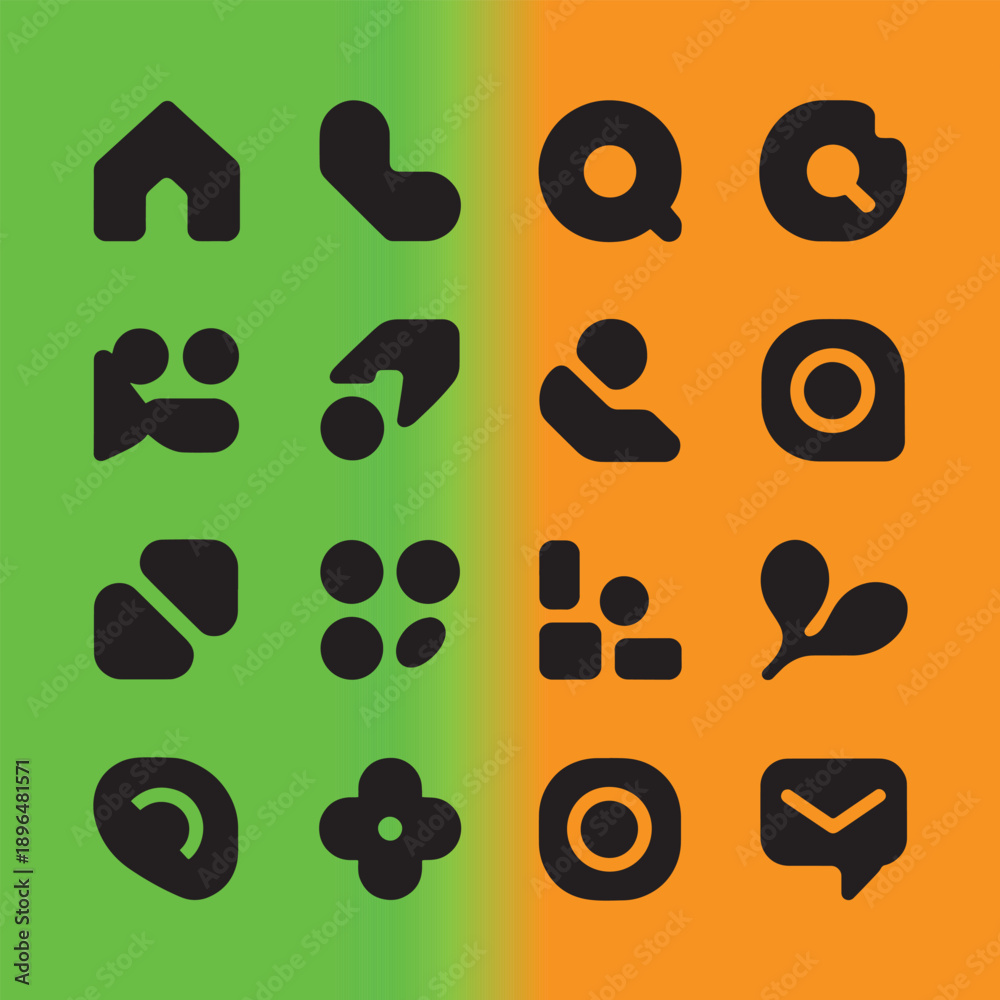 Fototapeta premium set of icons for web and mobile