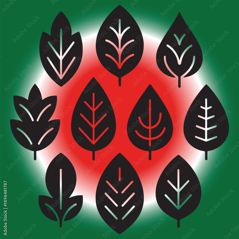 Obraz premium vector illustration of an abstract floral background
