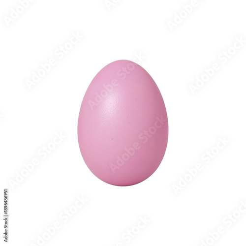 Pink Egg Sits on a Plain Surface in a Well-Lit Area During Daylight Hours