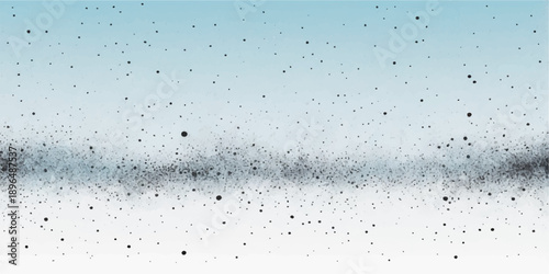 Abstract blue raindrops and liquid droplets form a clean aqua texture of wet condensation on clear window glass against a rainy nature sky