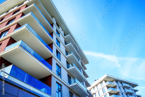 Foto Facade building, view up