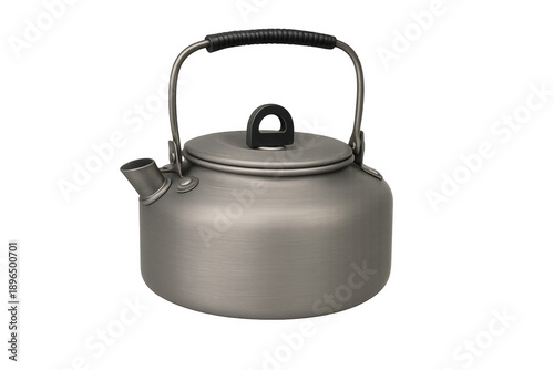 Aluminum camping kettle for hot drinks