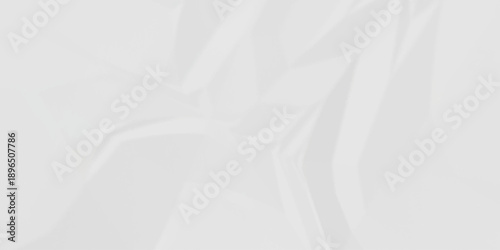 Crumpled paper Blank white crumpled and creased paper poster. Isolated light grungy wrinkled torn old paper material abstract texture background.