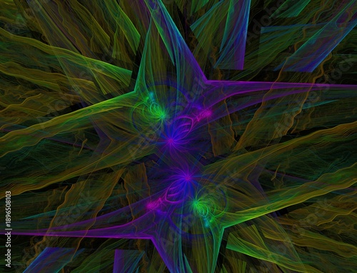 Imaginatory fractal abstract background Image