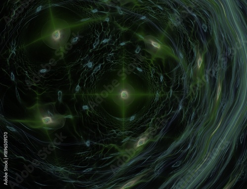 Imaginatory fractal abstract background Image