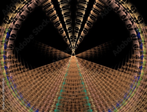 Imaginatory fractal abstract background Image