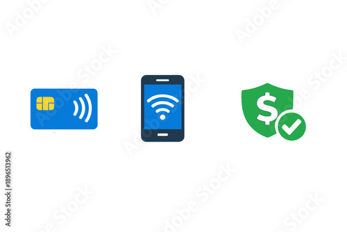 Contactless payment options are becoming common as people use cards and mobile devices for secure transactions