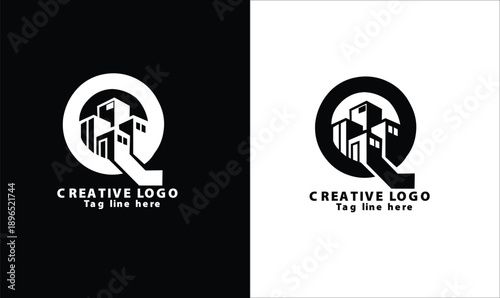 q letter real estate logo