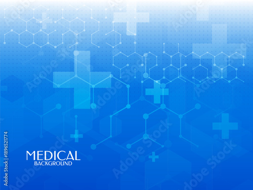Abstract medical research concept healthcare background