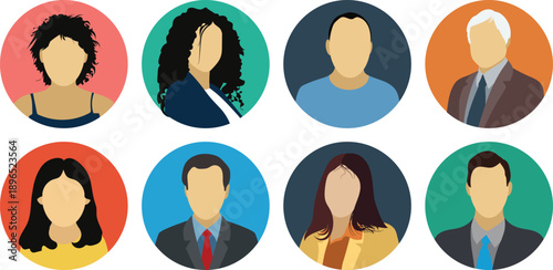 Vector icon set of flip flops shoes in simple silhouette style for fashion and design use