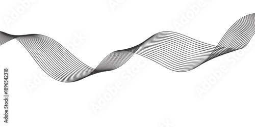 Vector illustration of a 3d wave pattern tie on a white background featuring a ball design and colorful art decoration backdrop symbol