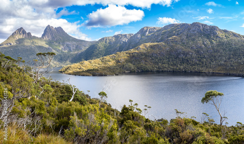 Dove lake in Craddle mountain national park, Tasmania