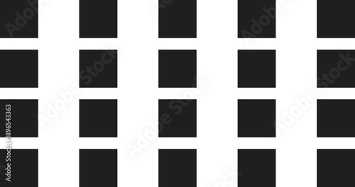 A grid of twenty black rectangles on a white background with symmetrical arrangement