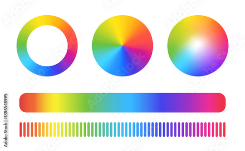 Εκτύπωση καμβά Color wheel or color circle