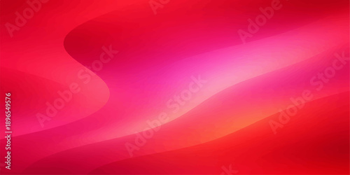 A luxury red silk fabric background features soft flowing waves and a smooth satin texture with subtle pink and purple light patterns for a wavy abstract textile design backdrop