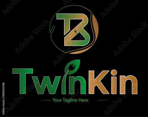 Logo design brand logo Tk(Twin Kin) Logo showroom,company logo brand kit vector design illustrator design work.