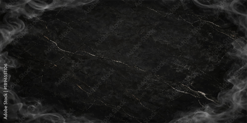 Fototapeta premium Dark grunge texture with a macro pattern of smoke on a black background creates an old stone and grey fabric backdrop for a textured wallpaper design