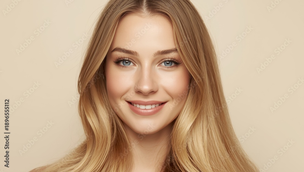 Naklejka premium Image of a lovely young blonde