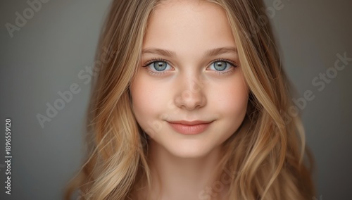 image of an attractive fair-haired girl