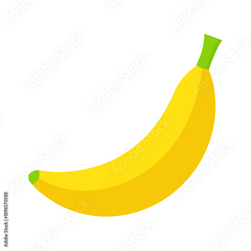 banana isolated on white