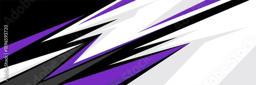 Vector car sticker wrap design. Graphic abstract line racing background kit design for vehicles, race cars, rallies, adventures, and liveries.