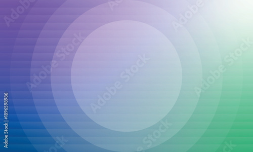 Abstract Geometric Background with Concentric Circles and Vibrant Multi-Color Gradient. Creative modern background. Clean minimalist geometric graphic. Wallpaper design. Vector