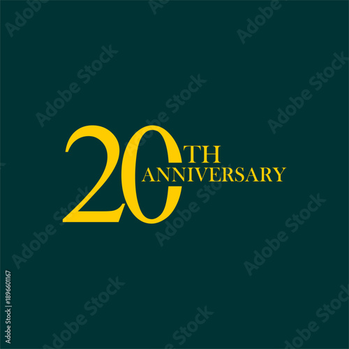 anniversary logo design, commemorative design, gold, elegant, decoration, happy, element, business, celebrating, vector, greeting, template, birthday, congratulation, symbol, year