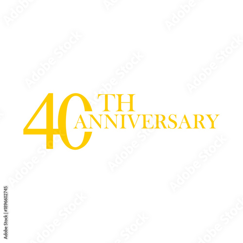 anniversary logo design, commemorative design, gold, elegant, decoration, happy, element, business, celebrating, vector, greeting, template, birthday, congratulation, symbol, year