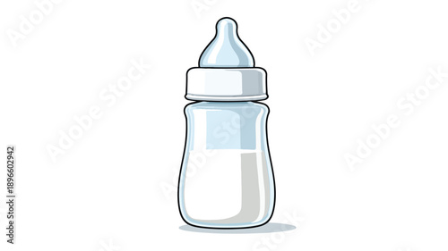 Baby Milk Bottle Clipart Vector Art and Illustration for Creative Designs