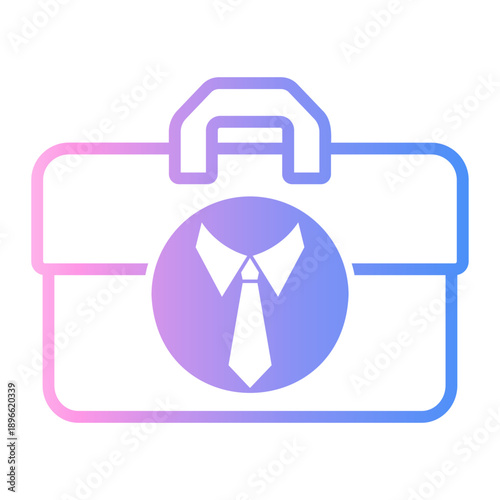 workaholic Line Gradient Icon