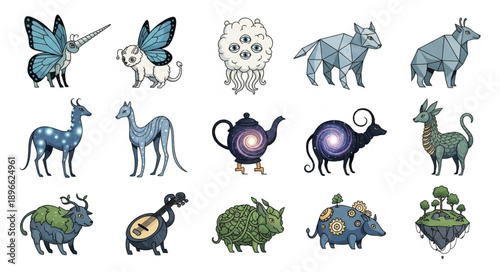 collection of animals