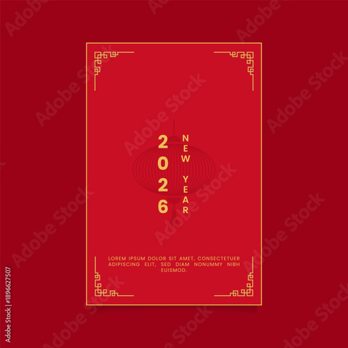 Chinese New Year icon for festive celebration theme