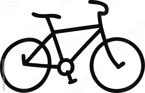 Simple Bike Illustration