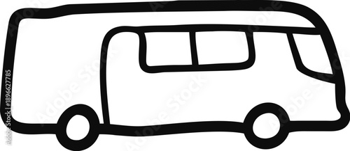 Simple Travel Trailer Icon