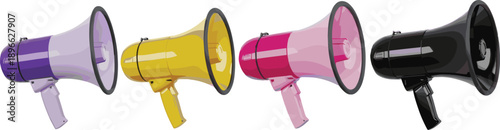 Large yellow discount symbol indicating fifty percent off viewed from a straightforward perspective