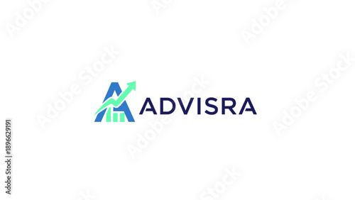 Advisra Logo Corporate Identity Design Element.